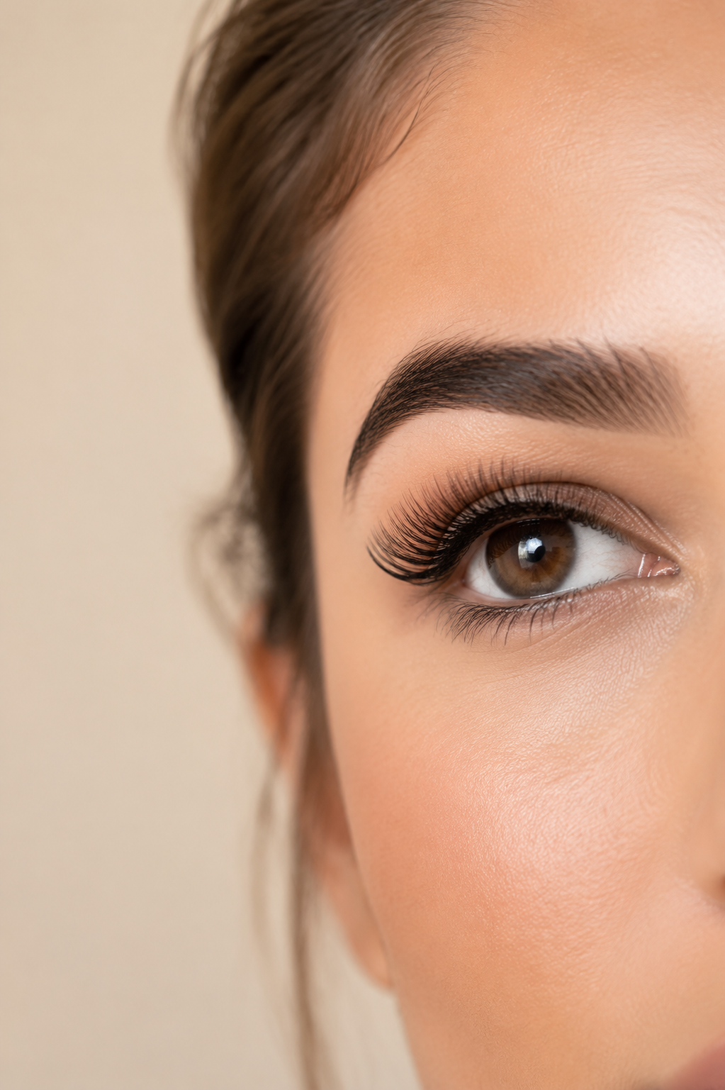 Professional eyelash extensions